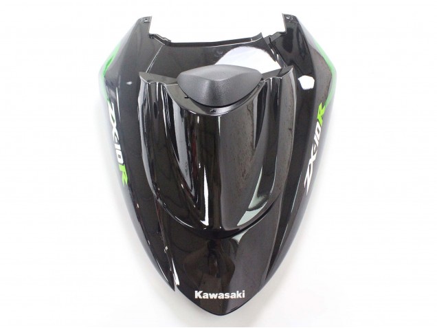 2004-2005 Kawasaki ZX10R Motorcycle Fairings - Black with Green Flame Ninja Australia