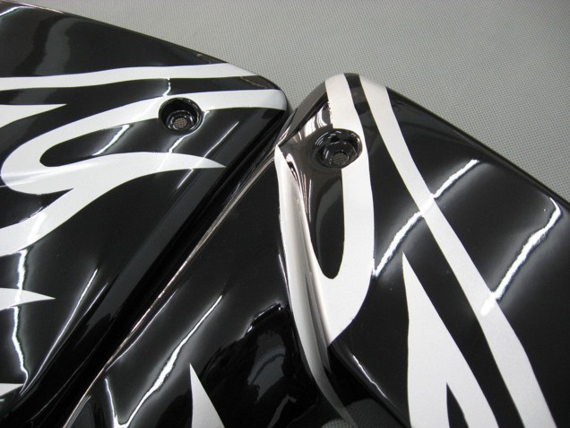 2004-2005 Kawasaki ZX10R Motorcycle Fairings - Black White Australia