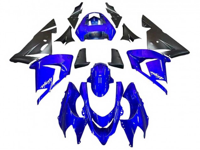 2004-2005 Kawasaki ZX10R Motorcycle Fairings - Blue Black Ninja Australia