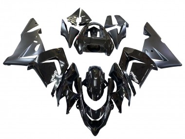 2004-2005 Kawasaki ZX10R Motorcycle Fairings - Glossy Matte Black Ninja Australia