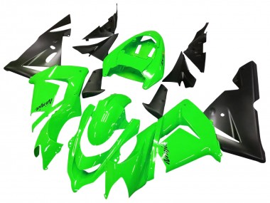 2004-2005 Kawasaki ZX10R Motorcycle Fairings - Green Black Ninja Australia