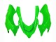 2004-2005 Kawasaki ZX10R Motorcycle Fairings - Green Black Ninja Australia