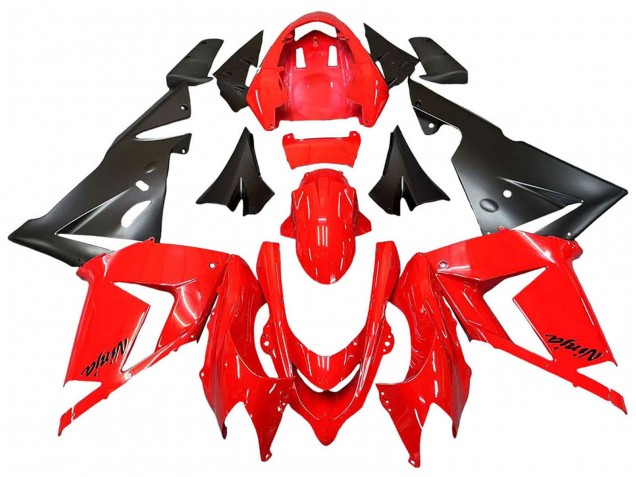 2004-2005 Kawasaki ZX10R Motorcycle Fairings - Red Black Ninja Australia