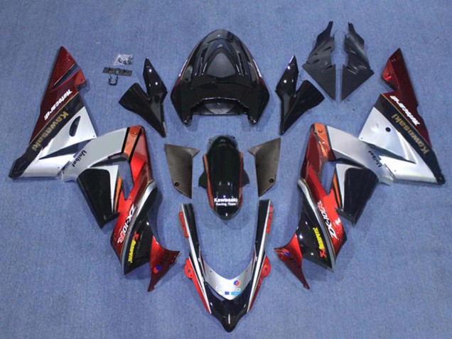 2004-2005 Kawasaki ZX10R Motorcycle Fairings - White Black Fluorescent Yellow Ninja Australia