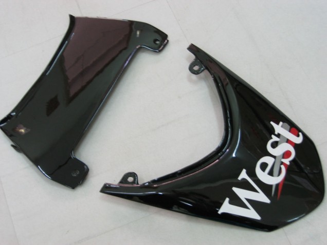 2004-2005 Kawasaki ZX10R Motorcycle Fairings - White Black West Ninja Australia