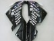 2004-2005 Kawasaki ZX10R Motorcycle Fairings - White Black West Ninja Australia