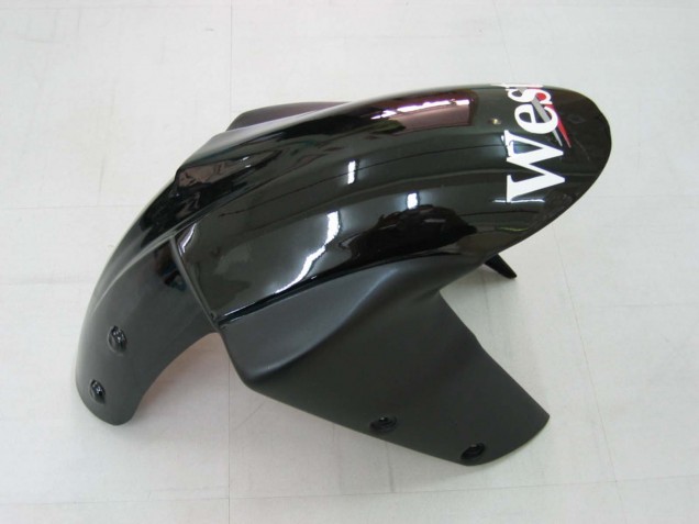 2004-2005 Kawasaki ZX10R Motorcycle Fairings - White Black West Ninja Australia