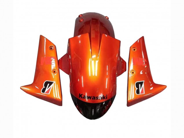 2004-2005 Kawasaki ZX10R Motorcycle Fairings - Burnt Orange Black Monster Elf Australia