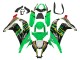 2011-2015 Kawasaki ZX10R Motorcycle Fairings - Green Yellow Black White Elf Monster Australia