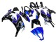 2011-2015 Kawasaki ZX10R Motorcycle Fairings - Blue White Glossy Black Australia