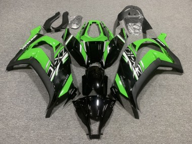 2011-2015 Kawasaki ZX10R Motorcycle Fairings - Green Glossy Black Matte Black Australia