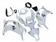 2011-2015 Kawasaki ZX10R Motorcycle Fairings - White Green Stripe Black Ninja Australia
