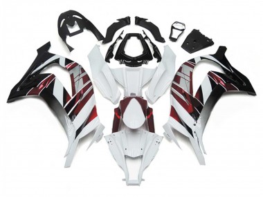 2011-2015 Kawasaki ZX10R Motorcycle Fairings - White Red Silver Black Australia