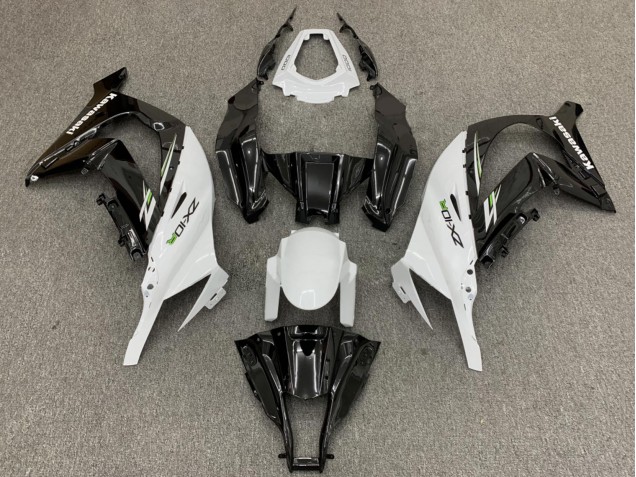 2011-2015 Kawasaki ZX10R Motorcycle Fairings - White Glossy Black Green Australia