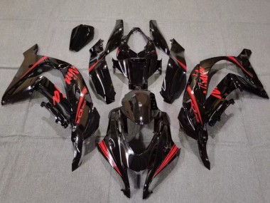 2016-2020 Kawasaki ZX10R Motorcycle Fairings - Glossy Black Red Australia