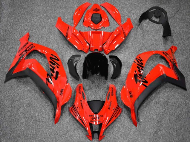 2016-2020 Kawasaki ZX10R Motorcycle Fairings - Red Black Australia