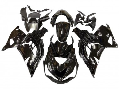 2012-2024 Kawasaki ZX14R ZZR1400 Motorcycle Fairings - Glossy Black Matte Black White Ninja Australia