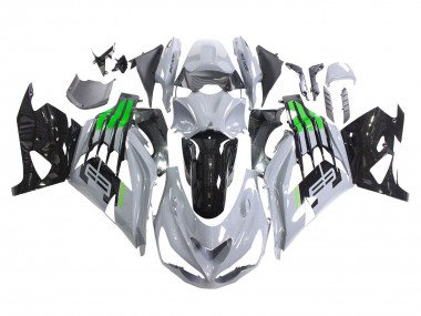 2012-2024 Kawasaki ZX14R ZZR1400 Motorcycle Fairings - Grey Green Black Australia