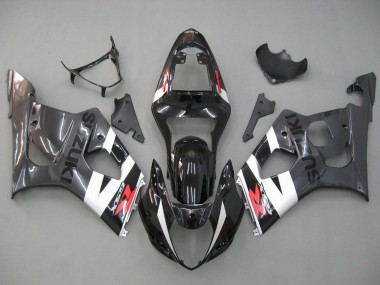 2003-2004 Suzuki GSXR 1000 Motorcycle Fairings - Glossy Black White Grey Red Australia