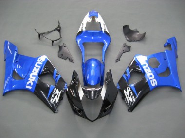 2003-2004 Suzuki GSXR 1000 Motorcycle Fairings - Blue White Black Australia