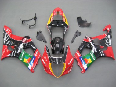 2003-2004 Suzuki GSXR 1000 Motorcycle Fairings - Red Yellow Blue Green Black JOMO Australia