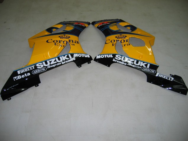 2003-2004 Suzuki GSXR 1000 Motorcycle Fairings - Yellow White Blue Black Corona Australia