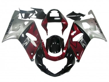 1996-2000 Suzuki GSXR 600 / GSXR 750 Motorcycle Fairings - Dark Blue White Australia