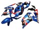 2001-2003 Suzuki GSXR 600 / GSXR 750 Motorcycle Fairings - Blue Red Racing Australia
