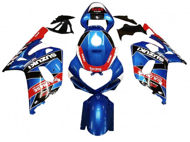 2001-2003 Suzuki GSXR 600 / GSXR 750 Motorcycle Fairings - Blue Red Racing Australia