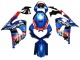 2001-2003 Suzuki GSXR 600 / GSXR 750 Motorcycle Fairings - Blue Red Racing Australia