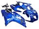 2001-2003 Suzuki GSXR 600 / GSXR 750 Motorcycle Fairings - Blue with White Flame Australia