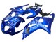 2001-2003 Suzuki GSXR 600 / GSXR 750 Motorcycle Fairings - Blue with White Flame Australia