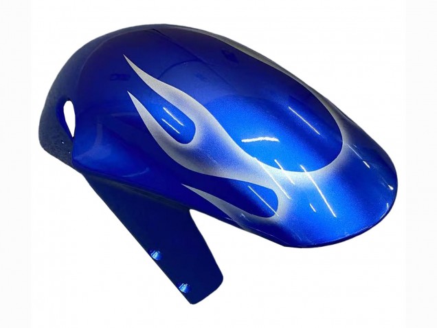 2001-2003 Suzuki GSXR 600 / GSXR 750 Motorcycle Fairings - Blue with White Flame Australia
