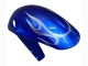 2001-2003 Suzuki GSXR 600 / GSXR 750 Motorcycle Fairings - Blue with White Flame Australia