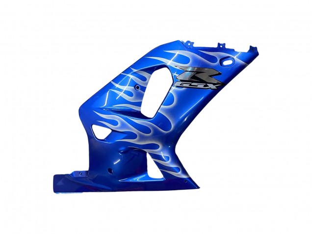 2001-2003 Suzuki GSXR 600 / GSXR 750 Motorcycle Fairings - Blue with White Flame Australia