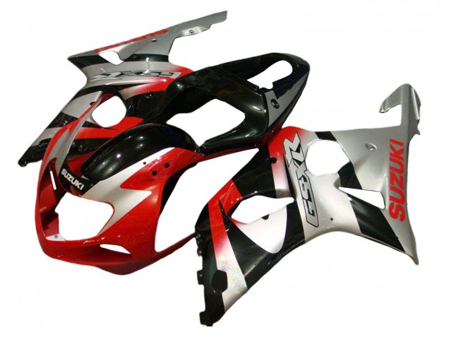2001-2003 Suzuki GSXR 600 / GSXR 750 Motorcycle Fairing Kits - Silver Red Glossy Black Australia