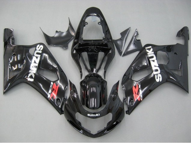 2001-2003 Suzuki GSXR 600 / GSXR 750 Motorcycle Fairings - Glossy Black Red White Australia