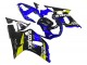 2001-2003 Suzuki GSXR 600 / GSXR 750 Motorcycle Fairings - Blue Yellow Glossy Black Australia