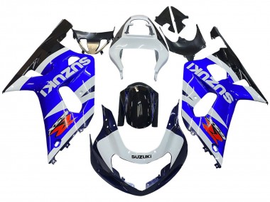 2001-2003 Suzuki GSXR 600 / GSXR 750 Motorcycle Fairings - Blue White Glossy Black Red Australia