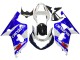 2001-2003 Suzuki GSXR 600 / GSXR 750 Motorcycle Fairing - White Blue Glossy Black Red Australia