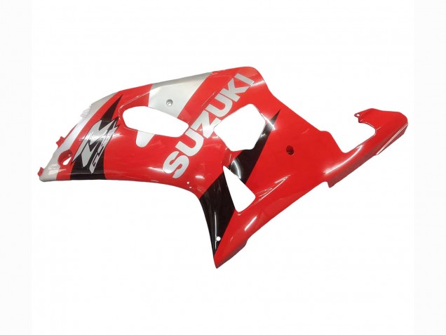 2001-2003 Suzuki GSXR 600 / GSXR 750 Motorcycle Fairing - Red White Glossy Black Australia