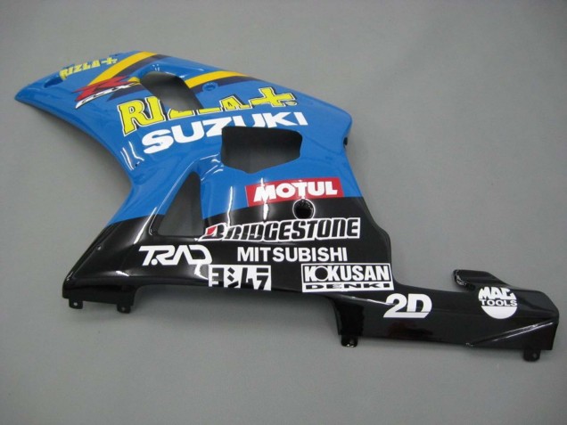 2001-2003 Suzuki GSXR 600 / GSXR 750 Motorcycle Fairings - Blue Yellow Black Motul Rizla Australia