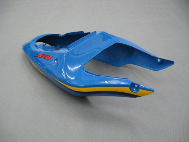 2001-2003 Suzuki GSXR 600 / GSXR 750 Motorcycle Fairings - Blue Yellow Black Motul Rizla Australia