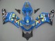 2001-2003 Suzuki GSXR 600 / GSXR 750 Motorcycle Fairings - Blue Yellow Black Motul Rizla Australia