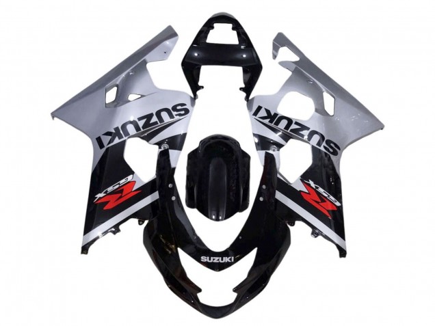 2001-2003 Suzuki GSXR 600 / GSXR 750 Motorcycle Fairings - Silver Glossy Black Red Australia