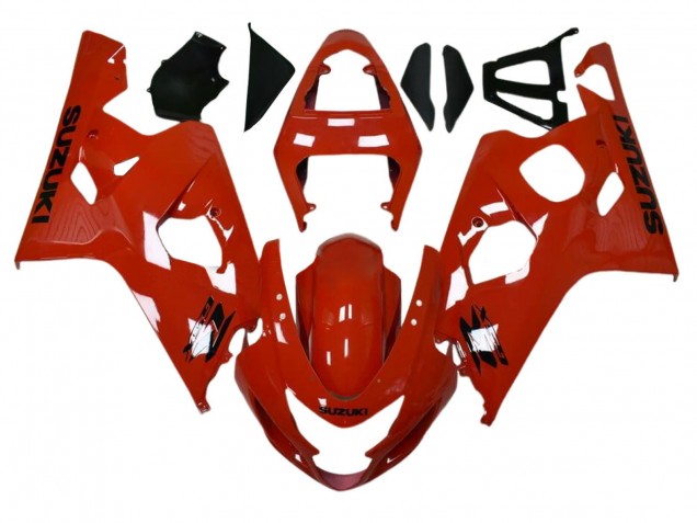 2004-2005 Suzuki GSXR 600 / GSXR 750 Motorcycle Fairing - Red Black Australia