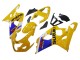 2004-2005 Suzuki GSXR 600 / GSXR 750 Motorcycle Fairing - Yellow White Blue Black Australia