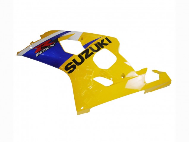 2004-2005 Suzuki GSXR 600 / GSXR 750 Motorcycle Fairing - Yellow White Blue Black Australia