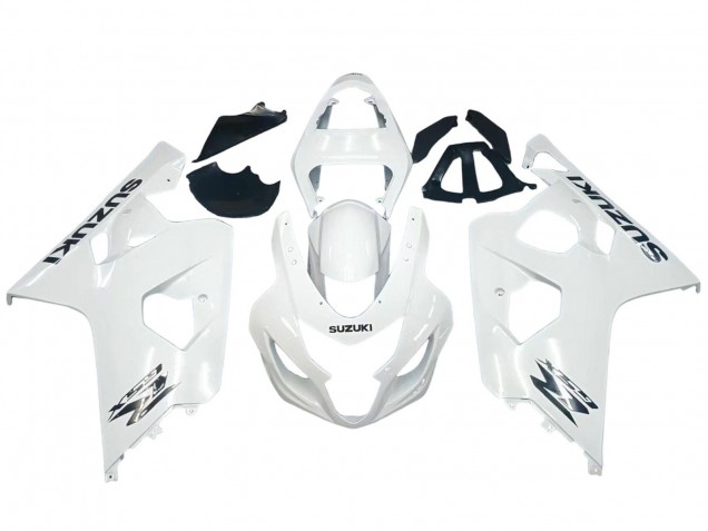 2004-2005 Suzuki GSXR 600 / GSXR 750 Motorcycle Fairings - Pearl White Australia