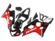 2004-2005 Suzuki GSXR 600 / GSXR 750 Motorcycle Fairings - Glossy Black Red Jordan Michelin Australia